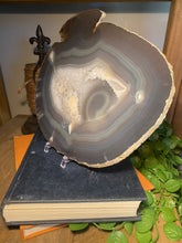 Load image into Gallery viewer, Large polished Natural Agate slice 13