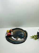 Load image into Gallery viewer, Large polished Natural Agate slice - cheese board, serving platter or display piece