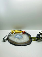 Load image into Gallery viewer, Large polished Natural Agate slice - cheese board, serving platter or display piece