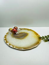 Load image into Gallery viewer, Large polished Natural Agate slice - cheese board, serving platter or display piece