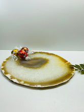 Load image into Gallery viewer, Large polished Natural Agate slice - cheese board, serving platter or display piece