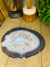 Load image into Gallery viewer, Large polished Natural Agate slice - cheese board, serving platter or display piece