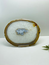 Load image into Gallery viewer, Large polished Natural Agate slice - cheese board, serving platter or display piece