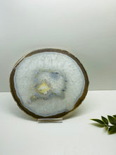 Load image into Gallery viewer, Large polished Natural Agate slice - cheese board, serving platter or display piece