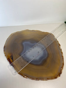 Large polished Natural Agate slice 4