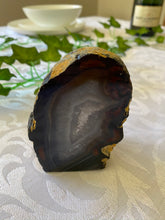Load image into Gallery viewer, Natural Agate end - natural stone paper weight - home decor or unique office display AEMD00018