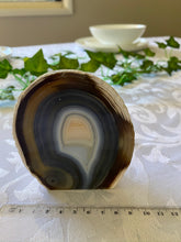 Load image into Gallery viewer, Natural Agate end - natural stone paper weight - home decor or unique office display AEMD0010