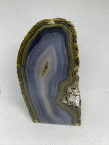 Natural Agate end - natural stone paper weight - home decor or unique office display AEMD0012