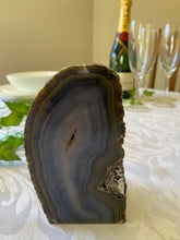 Load image into Gallery viewer, Natural Agate end - natural stone paper weight - home decor or unique office display AEMD0012
