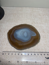 Load image into Gallery viewer, Natural polished Agate Slice drink coasters - Set of 4 20