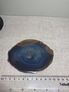 Natural polished Agate Slice drink coasters - Set of 4 22