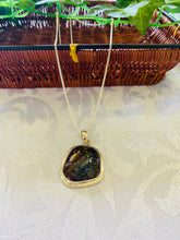 Load image into Gallery viewer, Pietersite pendant set in sterling silver - necklace