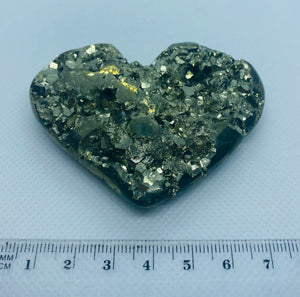 Pyrite love heart