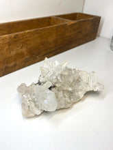 Load image into Gallery viewer, Quartz Crystal Cluster including Japan Law Twin Quartz Crystal