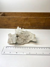 Load image into Gallery viewer, Quartz Crystal Cluster including Japan Law Twin Quartz Crystal