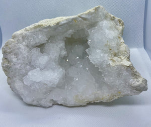 Quartz Crystal Geode Macrame wall hanging