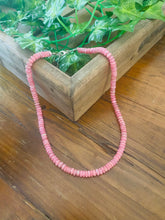 Load image into Gallery viewer, Rhodochrosite bead necklace