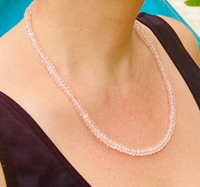 Load image into Gallery viewer, Rose Quartz bead necklace
