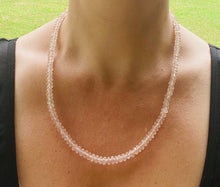 Load image into Gallery viewer, Rose Quartz bead necklace