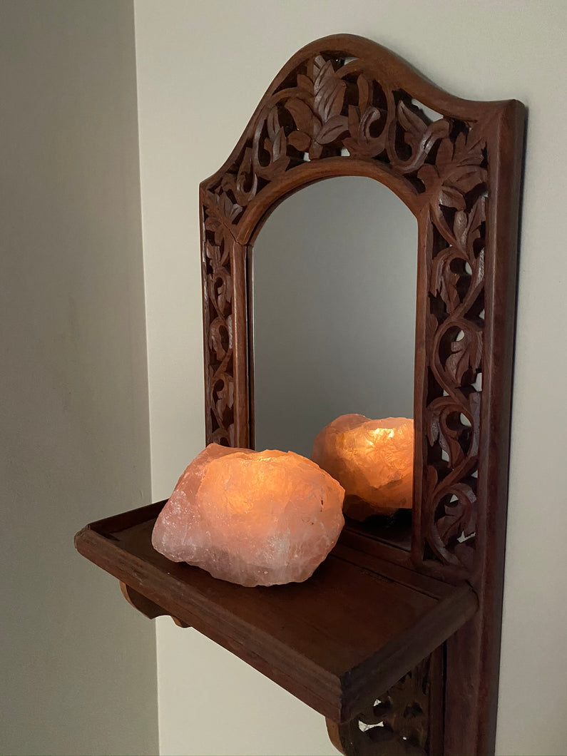 Rose Quartz Candle Holder