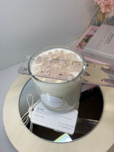 Load image into Gallery viewer, Large Rose Quartz natural soy Candle - Large candle size (285g)