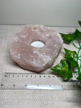 Load image into Gallery viewer, Rose Quartz tea light Candle Holder 39.