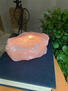 Rose Quartz tea light Candle Holder 39.