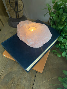Rose Quartz tea light Candle Holder 67