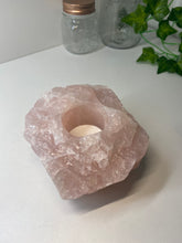 Load image into Gallery viewer, Rose Quartz tea light Candle Holder 79