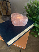 Load image into Gallery viewer, Rose Quartz tea light Candle Holder 91