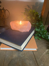 Load image into Gallery viewer, Rose Quartz tea light Candle Holder 95