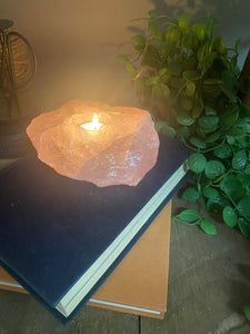 Rose Quartz tea light Candle Holder 95