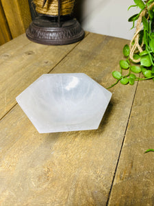 Selenite trinket bowl