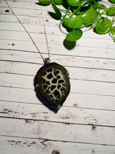 Load image into Gallery viewer, Septarian Nodule pendant set in sterling silver - necklace