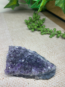 Small Amethyst Crystal cluster -  home décor or unique table piece