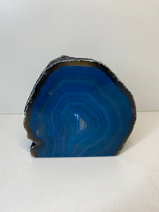 Teal Agate tea light Candle Holder 3