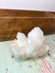 White Quartz Crystal Cluster