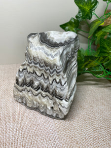 Zebra Calcite display piece - home décor or office display
