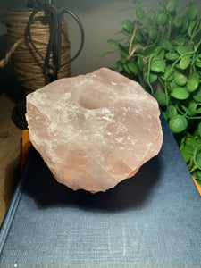 rose quartz candle holder 35
